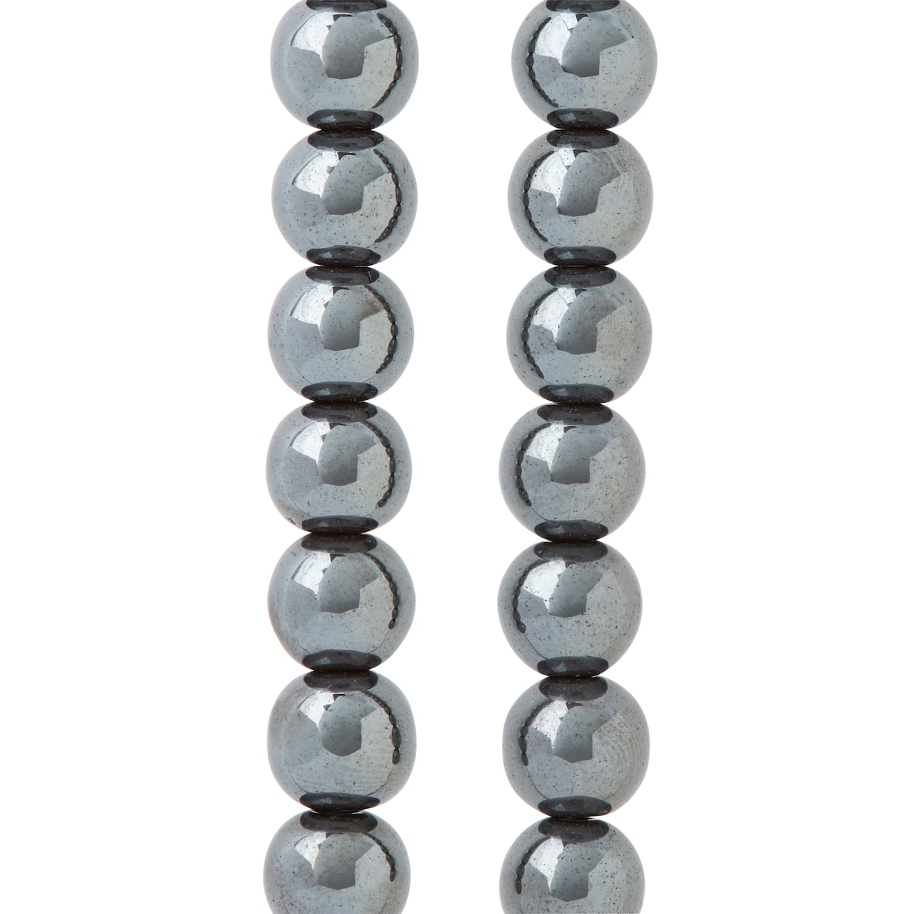 Gray Hematite Stone Round Beads, 10mm by Bead Landing™